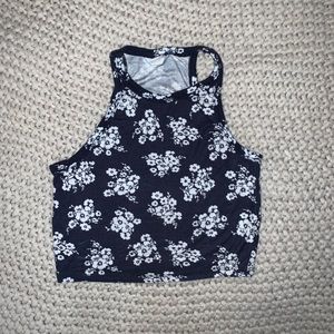 floral crop top